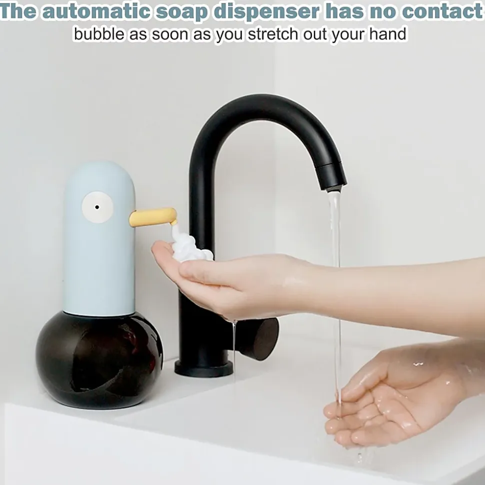 Distributeur de savon automatique ABS en forme de canard avec capteur infrarouge pour enfants