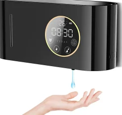 Distributeur de savon automatique mural, chargement USB, avec capteur infrarouge, 500 ml