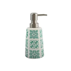 Distributeur de savon céramique SINTRA Bleu Turquoise MSV