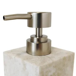 Distributeur de savon en polyrésine, effet pierre, GoodHome Cenia