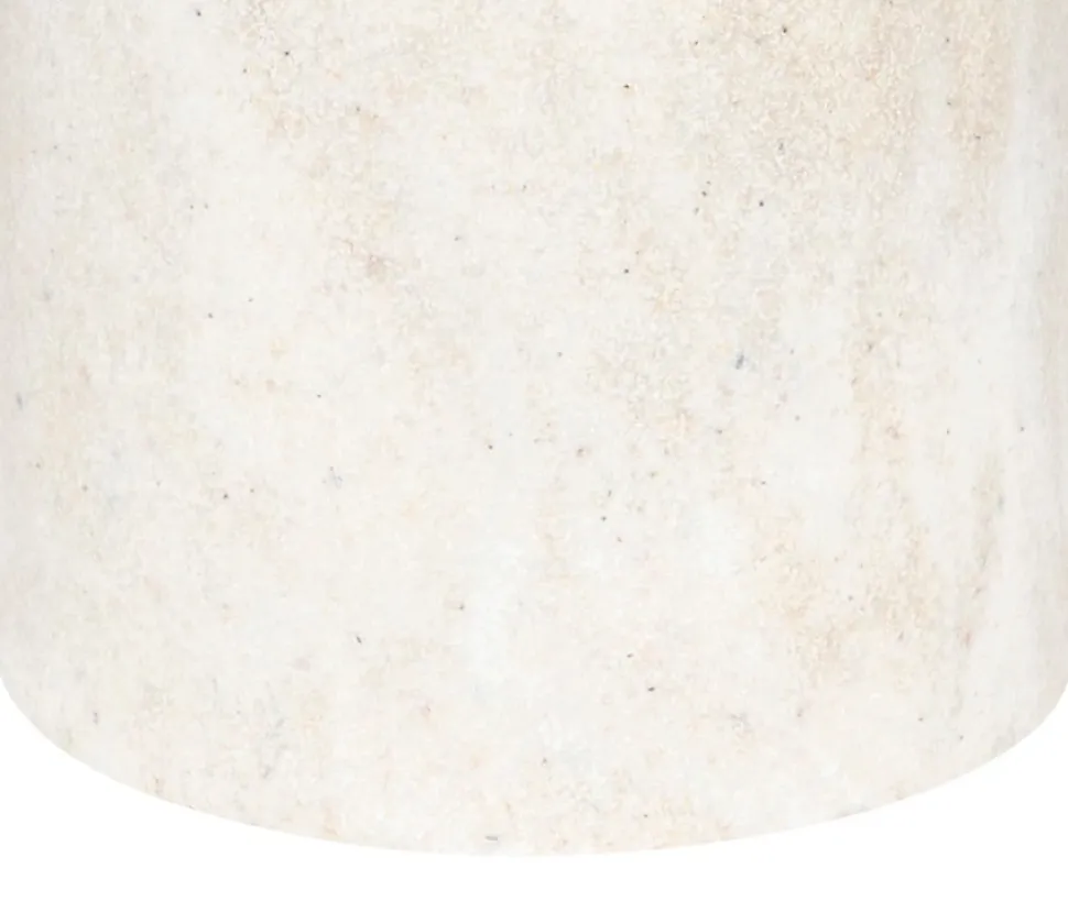 Distributeur de savon en polyrésine effet travertin et acacia 300 ml Ø7,1 x H.19,3 cm, 5five Simply Smart Côme