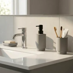 Distributeur de savon Kina gris mineral GoodHome