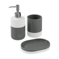 Distributeur de savon Koros blanc et anthracite GoodHome