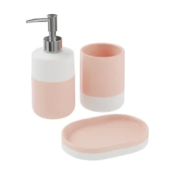 Distributeur de savon Koros blanc et nude GoodHome