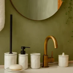 Distributeur de savon ligne verte céramique Levasseur Line