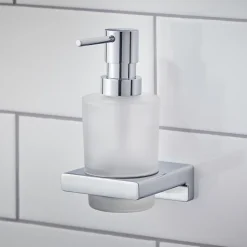 Distributeur de savon liquide chromé Addstoris Hansgrohe