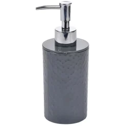 Distributeur de Savon Martelé "Urban" 19cm Anthracite