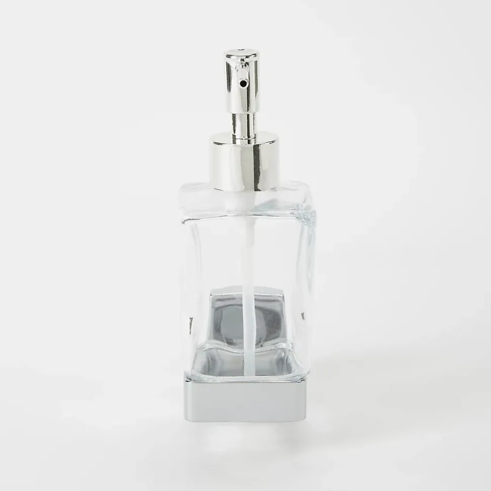 Distributeur de savon mural en verre et chromé Alessano GoodHome