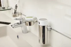 Distributeur de savon mural à clipser inox Mat Inter Bilbao