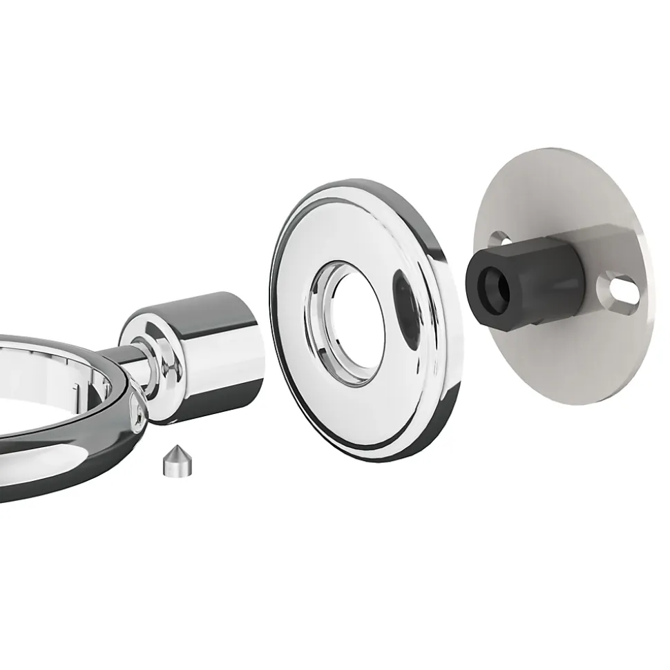 Distributeur de savon mural acier inoxydable chromé Endell GoodHome