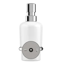 Distributeur de savon mural acier inoxydable chromé Endell GoodHome