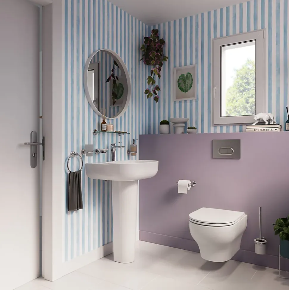 Distributeur de savon mural acier inoxydable chromé Endell GoodHome