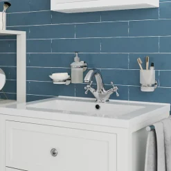 Distributeur de savon mural en verre et chromé Ormara GoodHome