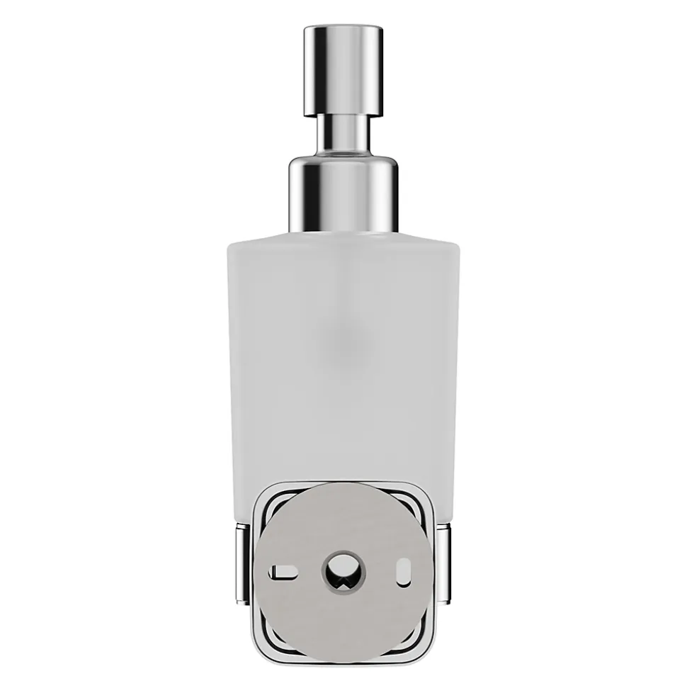Distributeur de savon mural acier inoxydable chromé Teesta GoodHome