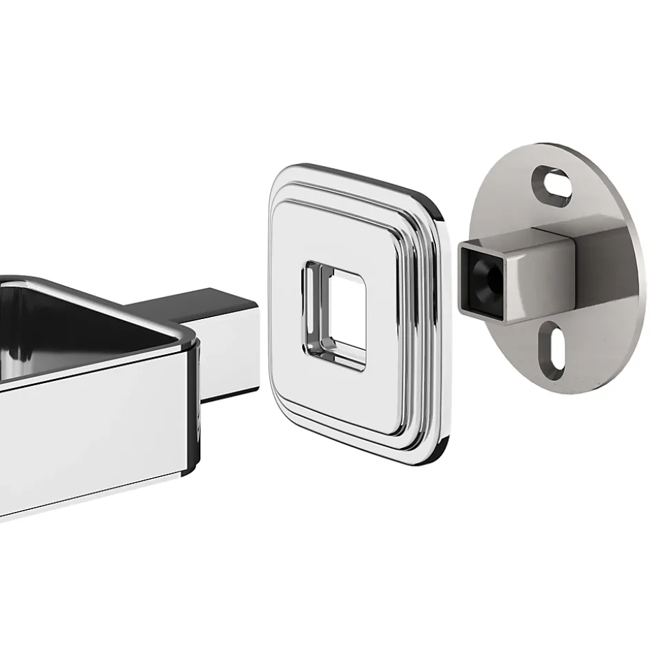 Distributeur de savon mural acier inoxydable chromé Teesta GoodHome