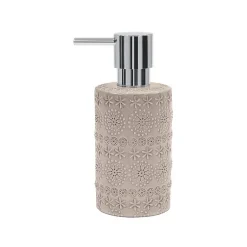Distributeur de savon Porcelaine RELIEF Beige Spirella