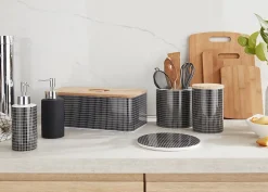 Distributeur de savon soft touch noir