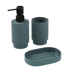 Distributeur de savon vert pinède 200 ml Ø8 x H.8 cm, GoodHome Kina