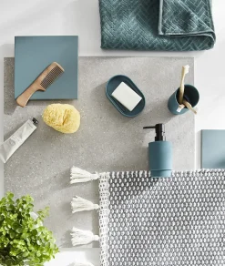 Distributeur de savon vert pinède 200 ml Ø8 x H.8 cm, GoodHome Kina