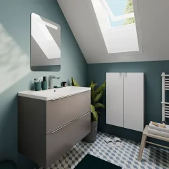 Distributeur de savon vert pinède 200 ml Ø8 x H.8 cm, GoodHome Kina