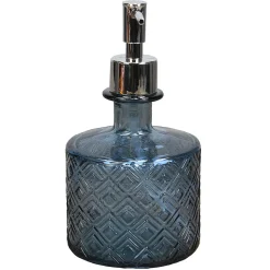 Distributeur de Savon Verre Recyclé Indigo 17,5 cm BRAID