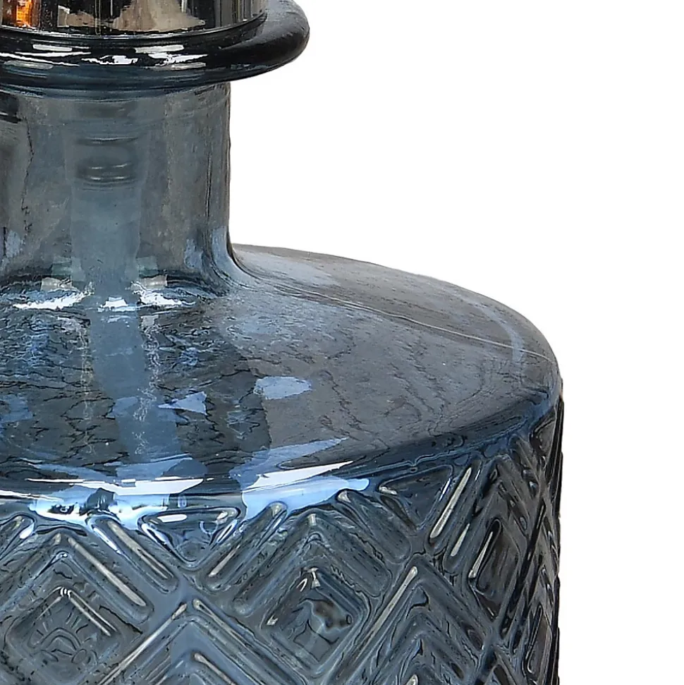 Distributeur de Savon Verre Recyclé Indigo 17,5 cm BRAID