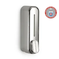 Distributeur Mural De Gel Savon 350Ml En Résine Chromée Mullet