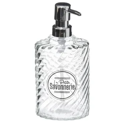 Distributeur Savon Verre Box - Gris- 5five