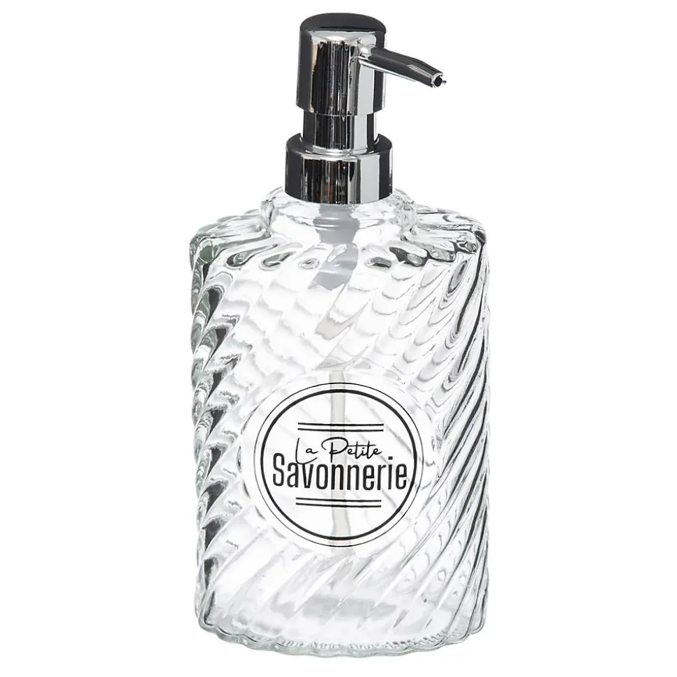 Distributeur Savon Verre Box - Gris- 5five