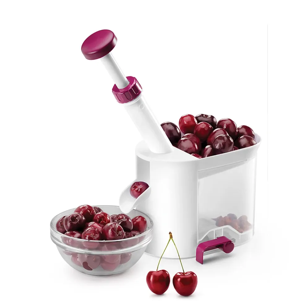 Dénoyauteur Cherry à cerises et à olives Blanc
