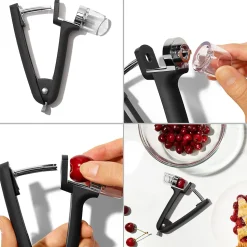 Dénoyauteur Good Grips à cerises et à olives noir