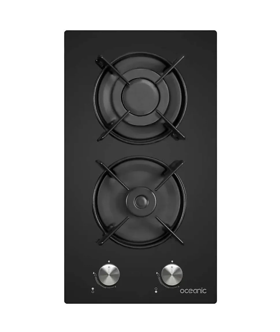 Domino gaz OCEANIC - Verre - Noir