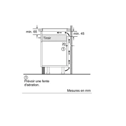 Domino vitrocéramique 32cm 3700w noir Neff T63TDX1L0