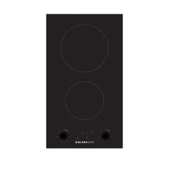 Domino vitrocéramique 29cm 3000w noir Glem Gas GTH32K01
