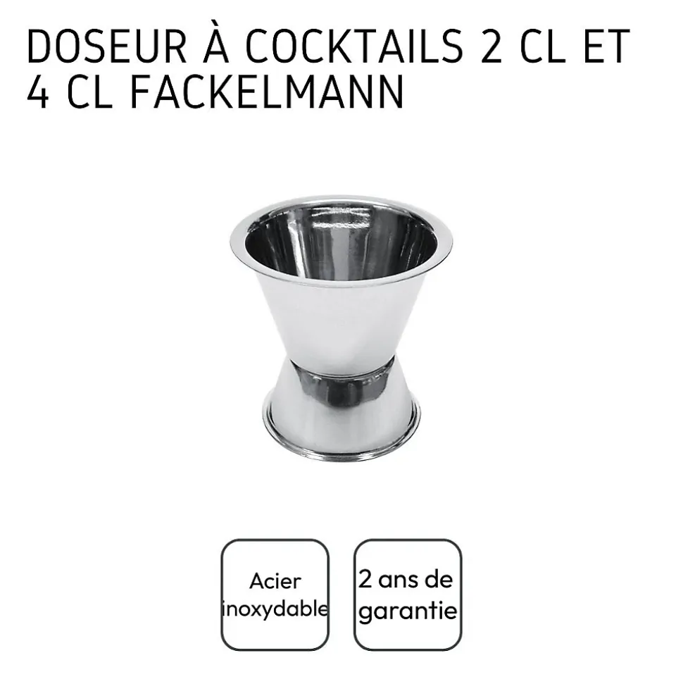 Doseur à alcool pour cocktails Fackelmann Bar Concept