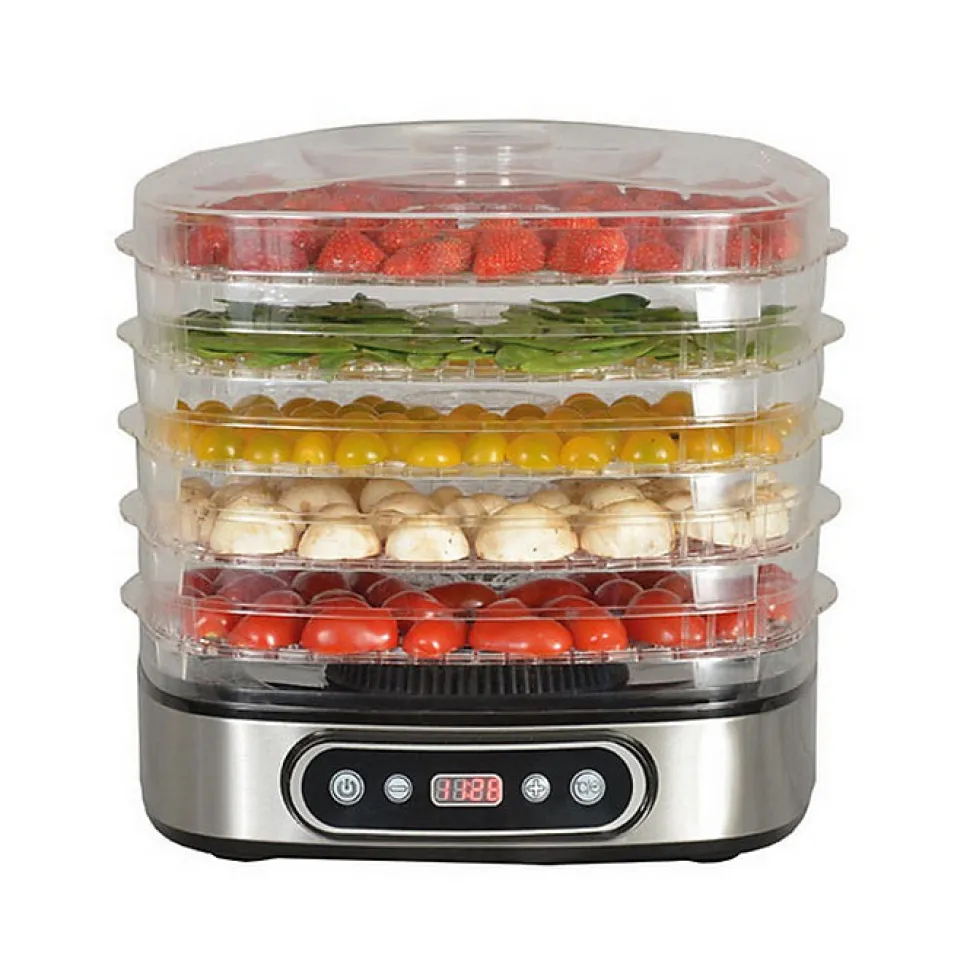 Déshydrateur fruits et légumes 5 plateaux 380w Kitchen Chef SECCO5IX