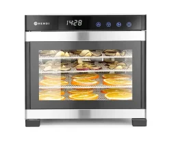 Déshydrateur Profi Line 6 plateaux - 230V/650W - 340x450x(H)311 mm - Hendi
