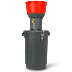 EBERTH Moulin à Céréales Électrique, Réservoir de 60 L et Trémie de 13 litres, Moteur Puissant 1300W, 400kg/h, 5 Tamis inclus