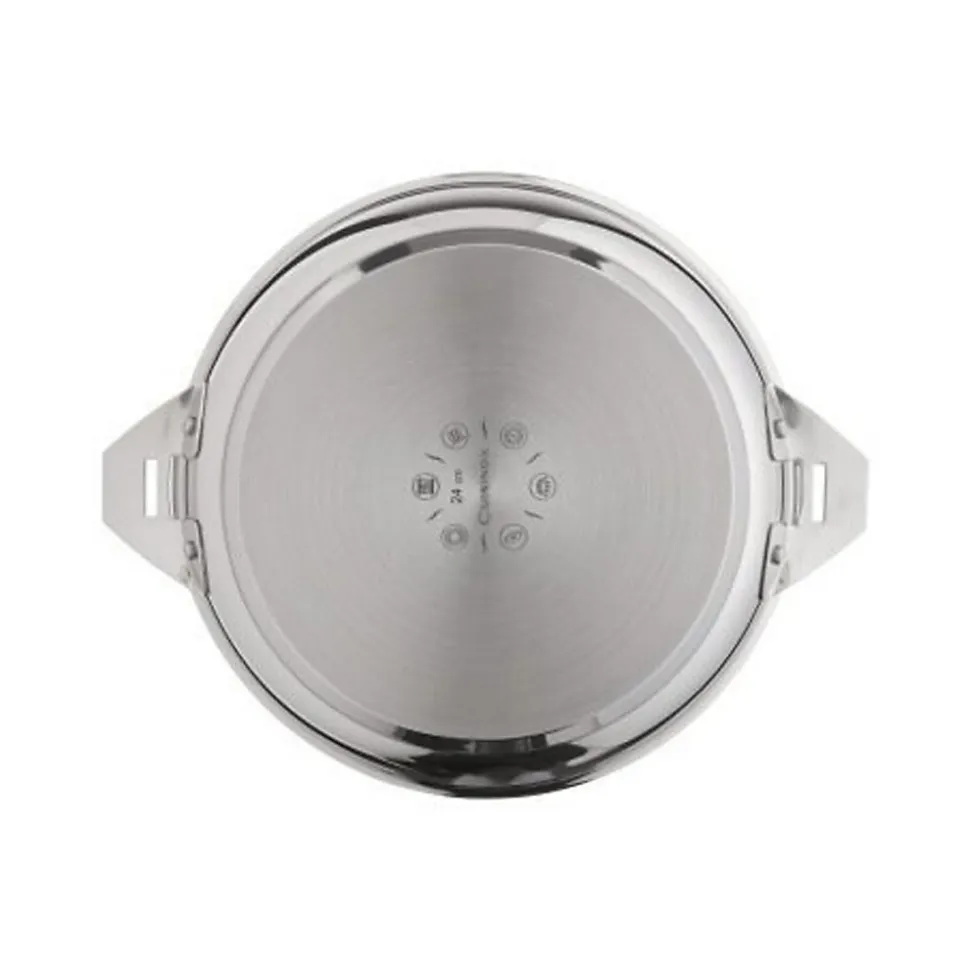 Eclipse - Set 3 casseroles 16/18/20cm inox, 1 éplucheur et 1 couteau office