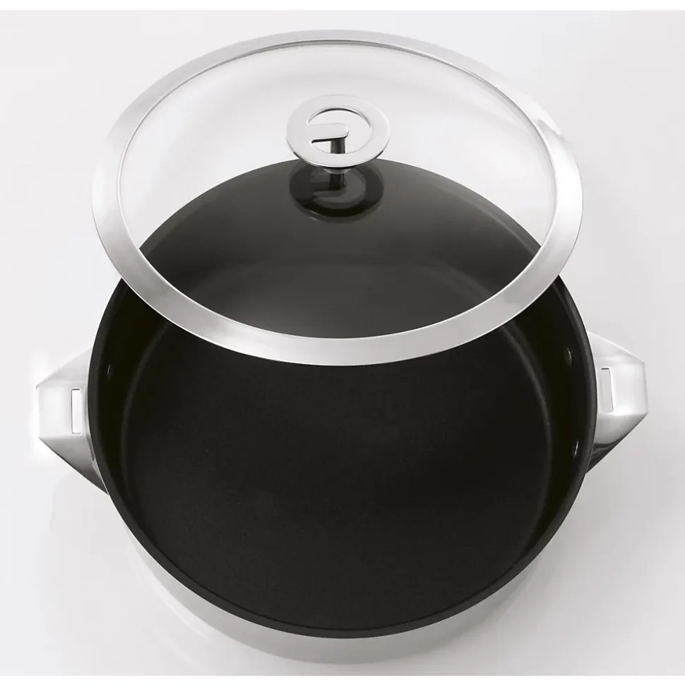 Eclipse - Set 1 sauteuse 24cm revêtement céramique avec couvercle et 2 anses amovibles