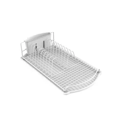 Egouttoir à vaisselle avec plateau en Acier Blanc mat MSV