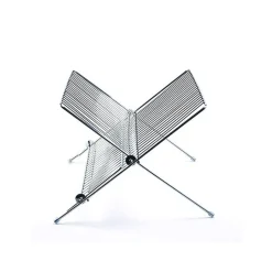 Egouttoir à vaisselle pliant avec plateau en Acier Chromé Violet MSV