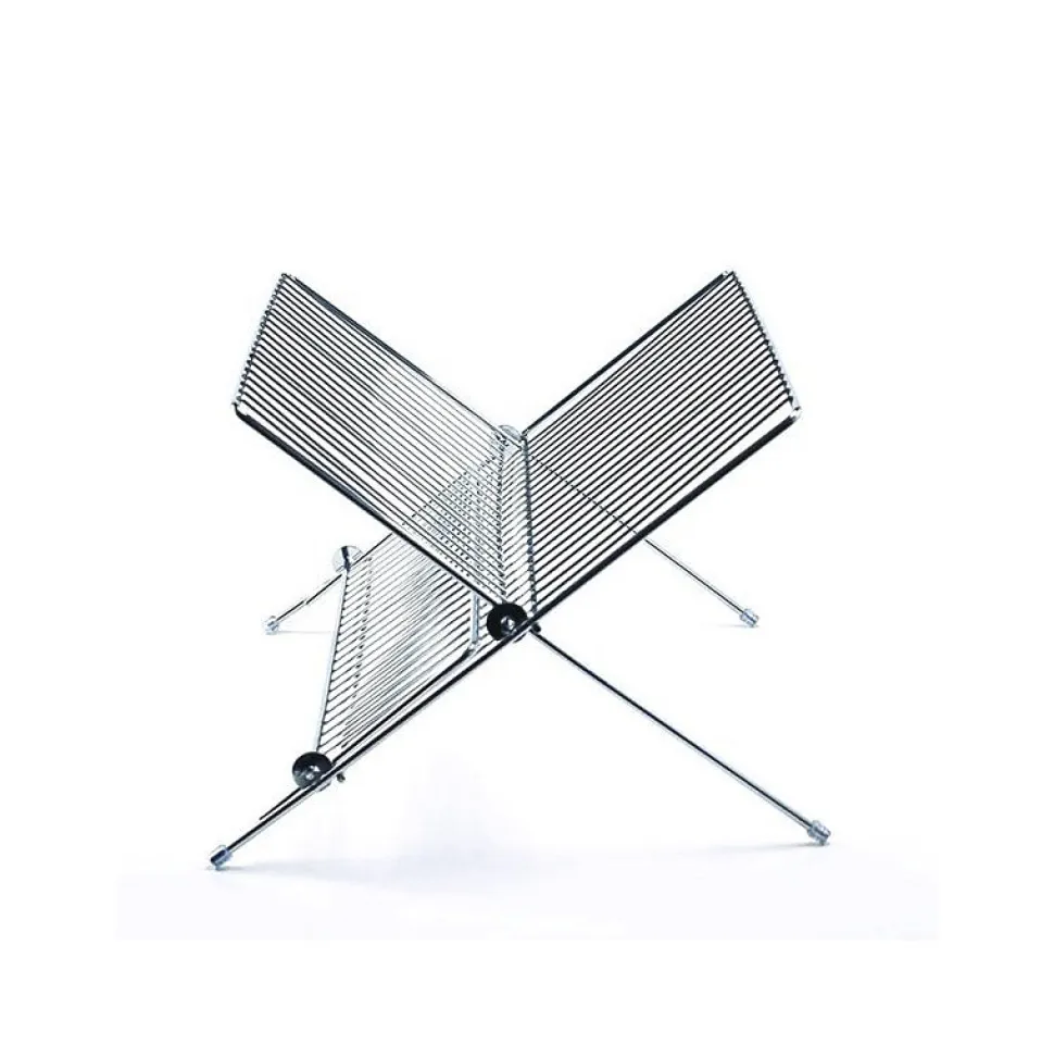 Egouttoir à vaisselle pliant avec plateau en Acier Chromé Violet MSV