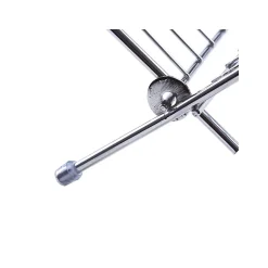 Egouttoir à vaisselle pliant avec plateau en Acier Chromé Violet MSV