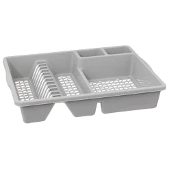 Egouttoir 1 niveau en plastique - Gris clair- 5five