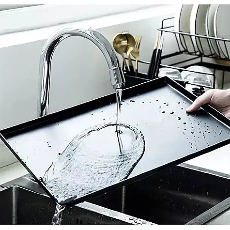 Egouttoir à vaisselle à deux niveaux 43 x 29 x 27 cm