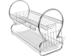 Egouttoir à vaisselle à deux niveaux 22 assiettes