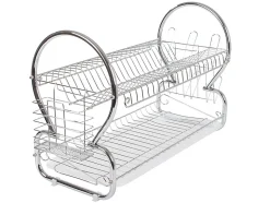 Egouttoir à vaisselle à deux niveaux 22 assiettes