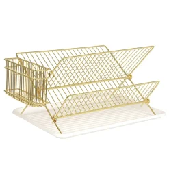 Egouttoir avec bac Lena - Métal filaire