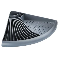 Egouttoir d'angle 2 parties avec bac amovible